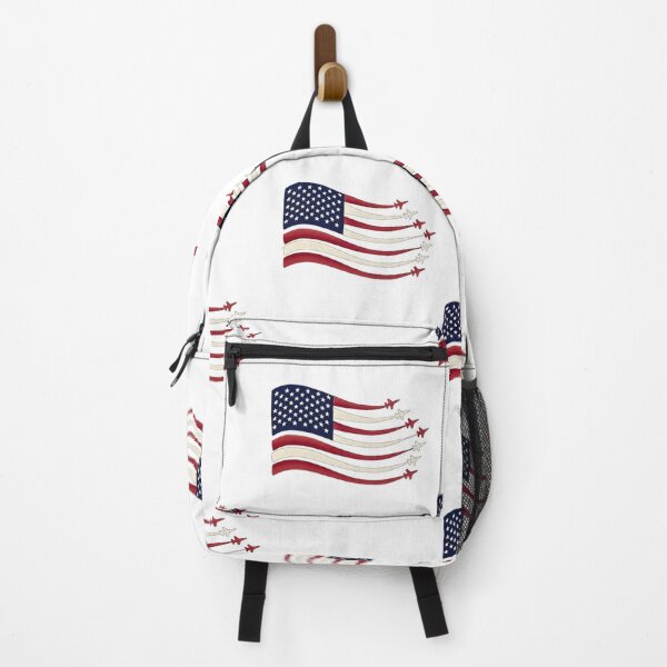Item preview, USA Patriotic Flag Fighter Jets designed and sold by Holy Coast Threads (Formerly ChristianFlower).