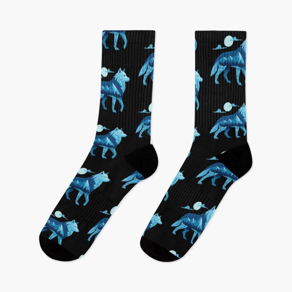 Item preview, Geometric Arctic Wolf designed and sold by sachpica.