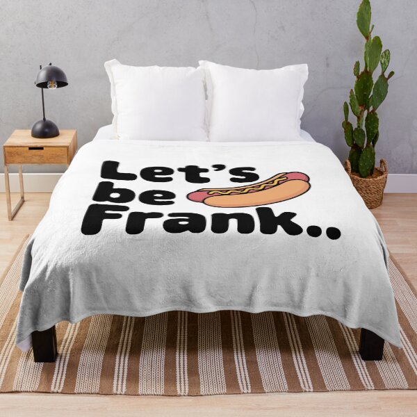 Item preview, Let's Be Frank! Cute Hotdog Pun designed and sold by PMCreative.
