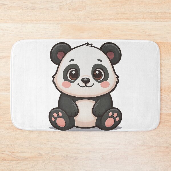 Item preview, Cute Baby Panda with Blush and Paw Pads designed and sold by Meta Mirage .