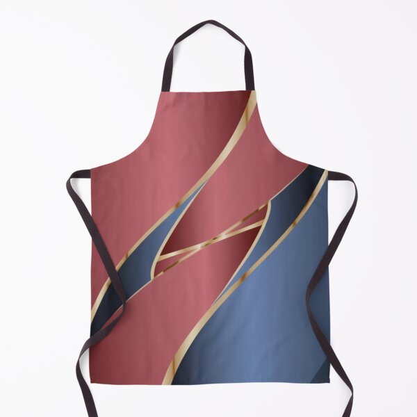 Item preview, template, half golden red and half blue, solid color gradient, wonderful illustration, fabric graphics, elegance pattern, designed and sold by gulka8.