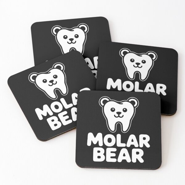 Item preview, Molar Bear! Funny Dentist Pun designed and sold by PMCreative.