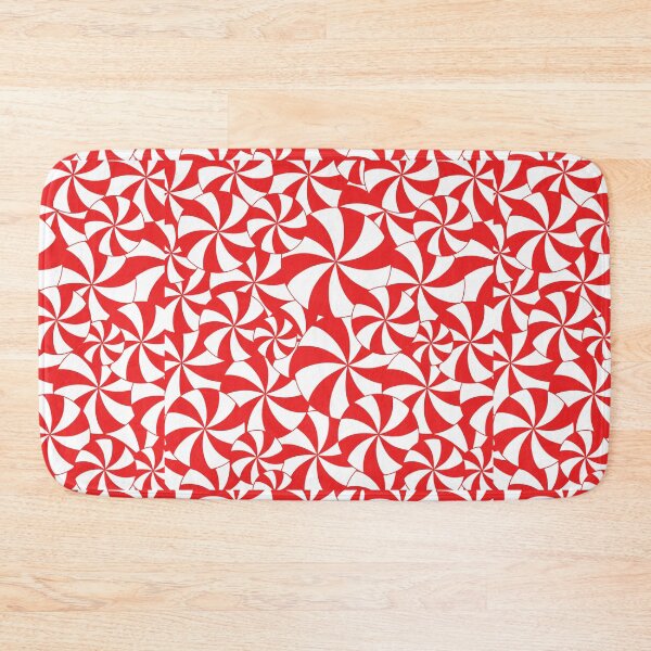 Item preview, Red and White Candy Cane Christmas Print Design designed and sold by bestggraphico.