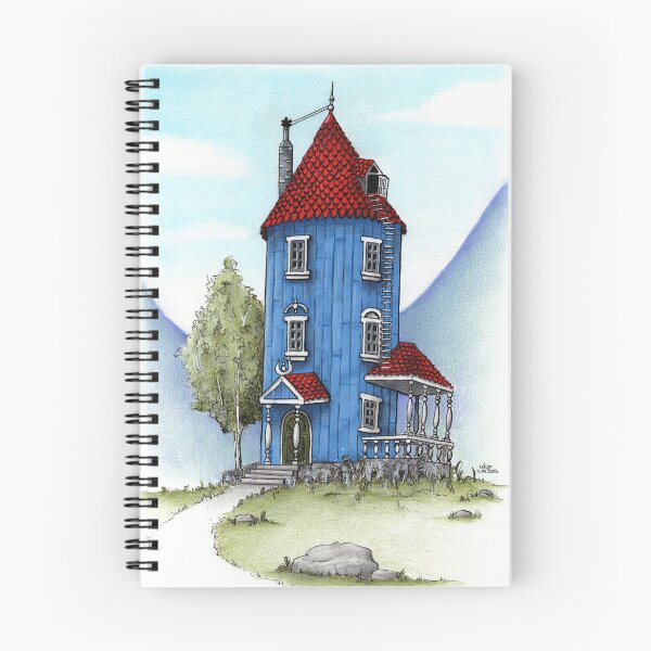 Item preview, Moomin House illustratrion designed and sold by Adam Wróbel.