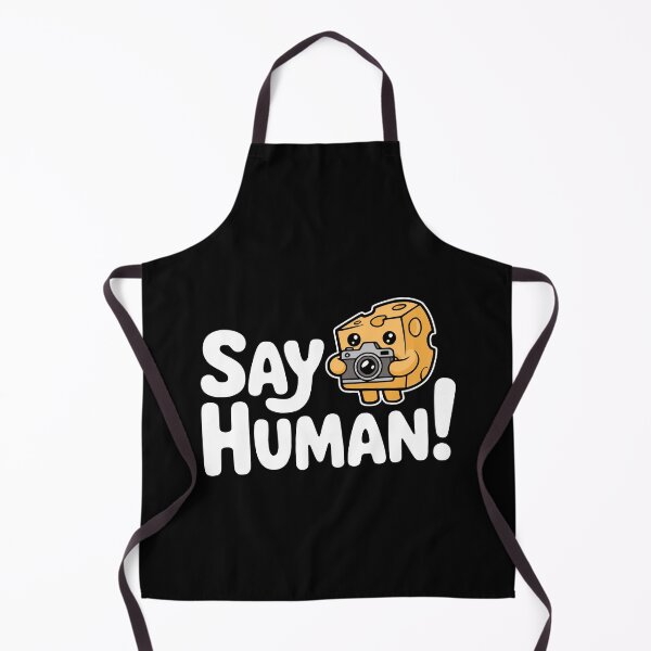 Item preview, Say Human! Funny Cheese Photography Pun designed and sold by PMCreative.