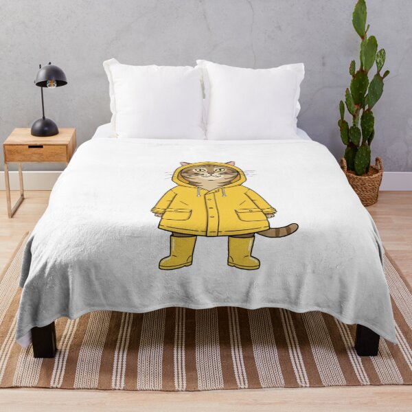 Item preview, Stylish Rainy Cat: "Waterproof Mishi" Collection designed and sold by JerboT-shirt.