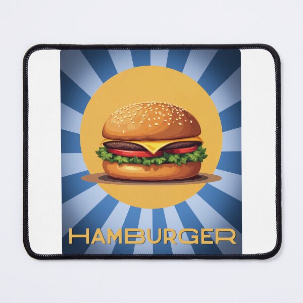 Item preview, Retro Burger Blast: Pop Art Perfection on a Bun designed and sold by ForeverPrintsOK.