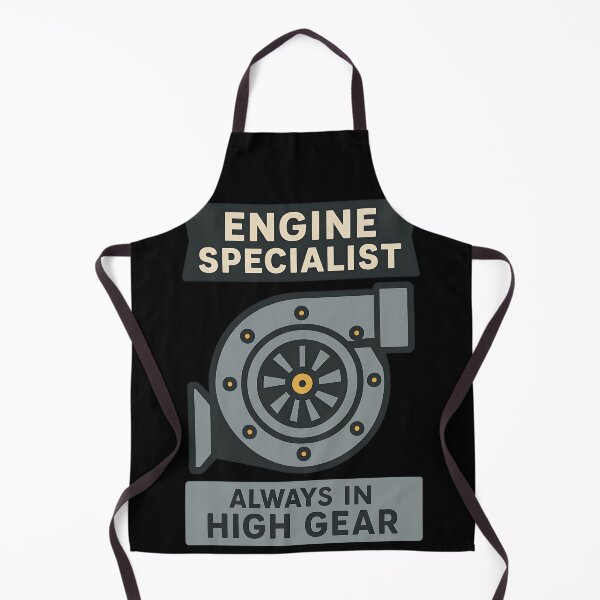 Item preview, Engine Specialist Always in High Gear Turbo Design designed and sold by TeeTimeTreasure.
