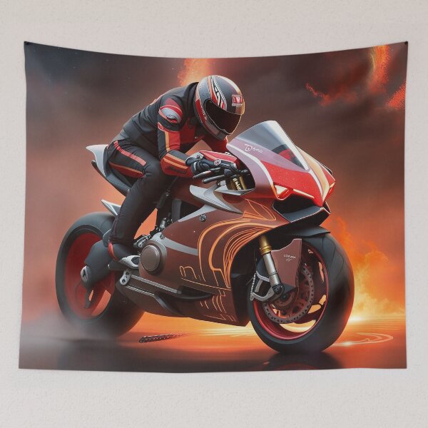 Item preview, Moto fire Art designed and sold by 3DLD.