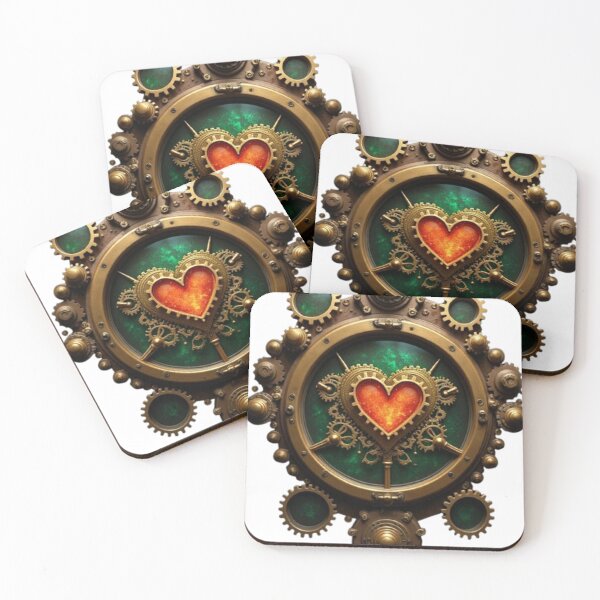 Item preview, "Steampunk Mechanical Heart – The Clock of Emotions" designed and sold by artsnico.
