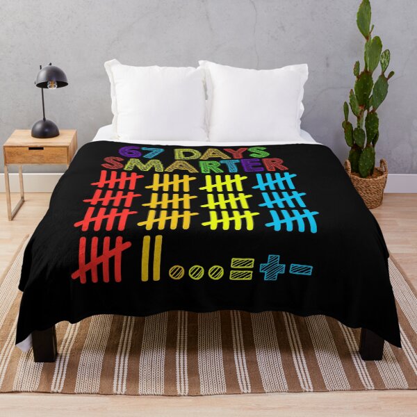 Item preview, Colorful 67 Days Smarter Rainbow Tally Mark Design designed and sold by MotivaChic.