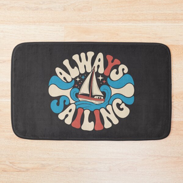 Item preview, Sailor’s Life  - Always Sailing Retro Nautical – 70s Groovy Boat Lover Graphic designed and sold by paulo silveira.