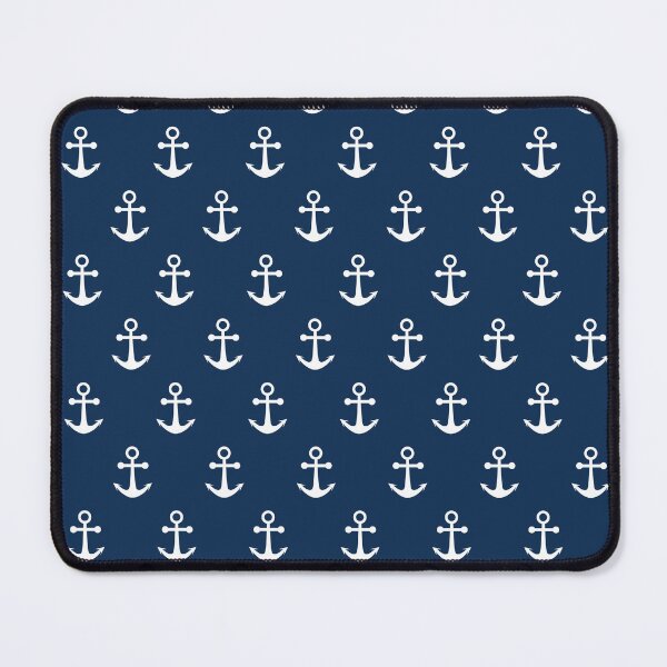 Item preview, Anchor Sailing Navy Blue Pattern Nautical Design designed and sold by bestggraphico.