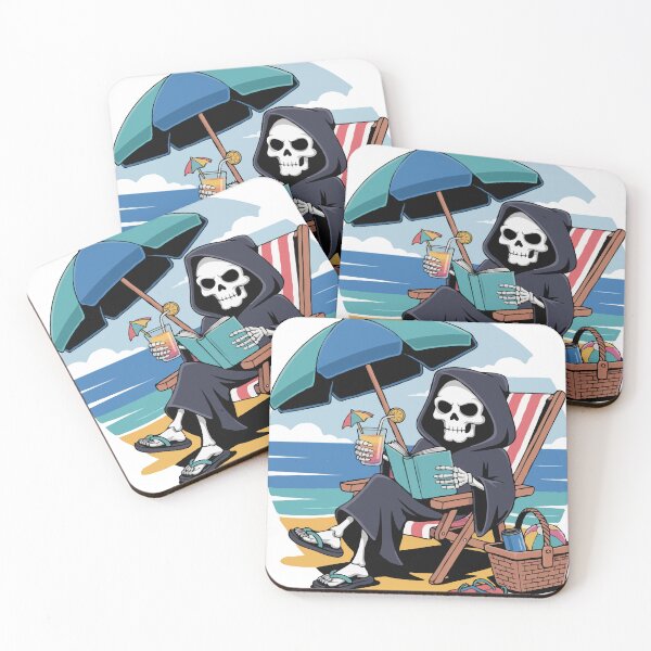 Item preview, Grim Reaper Skull Face Illustration designed and sold by AL AMIN.