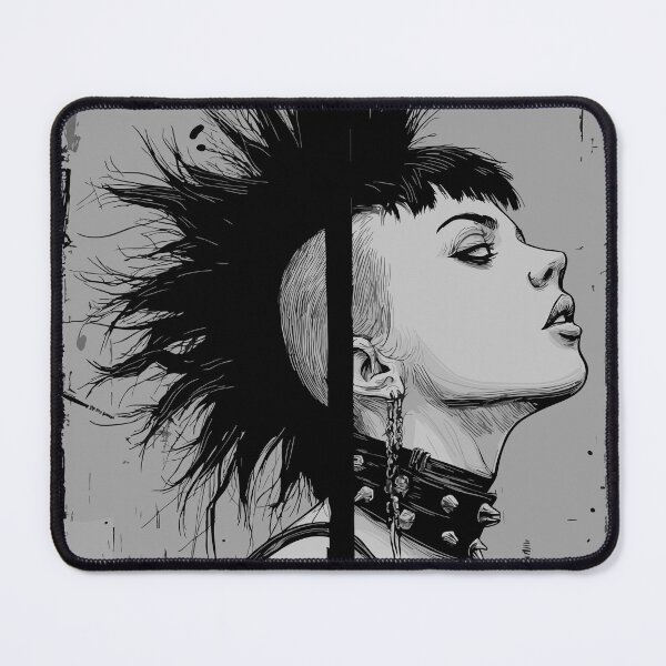 Item preview, Punk Metalhead Girl – Dark Attitude designed and sold by drizzd.