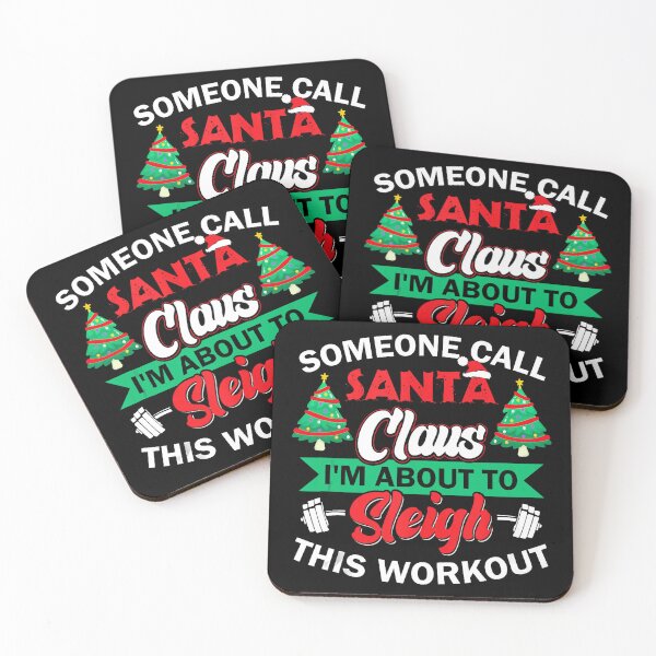 Item preview, Santa Claus I’m About to Sleigh This Workout: Funny Christmas designed and sold by ChaaiTee.