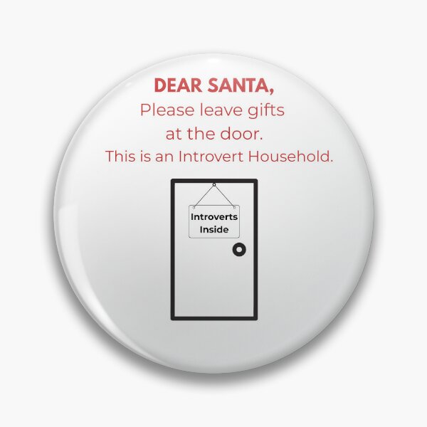 Item preview, Dear Santa Please Leave Gifts at the Door Introvert Christmas Shirt designed and sold by AdamIntrovert.