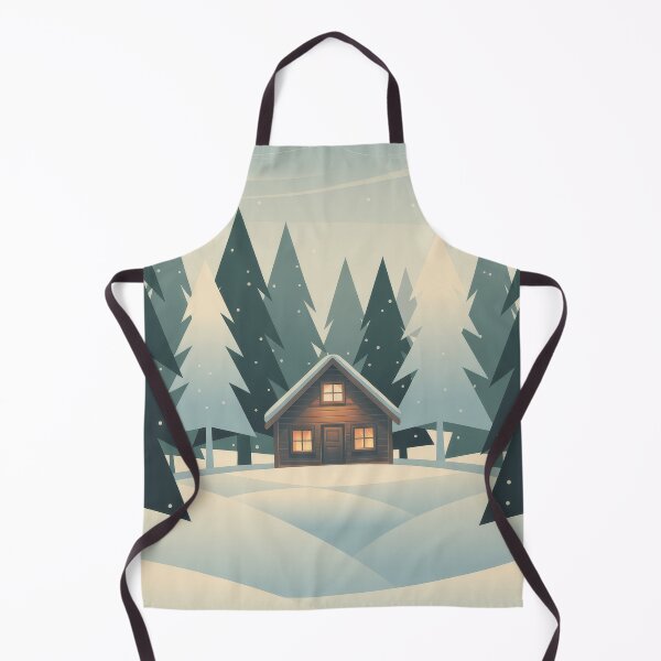 Item preview, Cozy Winter Cabin – Snowy Forest Travel Poster designed and sold by pod24.