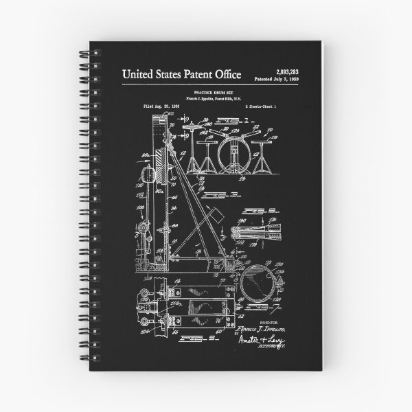 Item preview, Drum Set Patent White designed and sold by Luve Store.