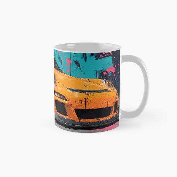 Item preview, Graffiti sports car three-quarter view designed and sold by PixelPack Design.