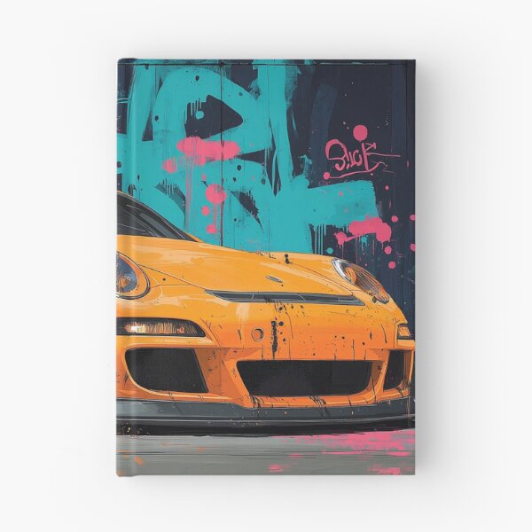 Item preview, Graffiti sports car three-quarter view designed and sold by PixelPack Design.