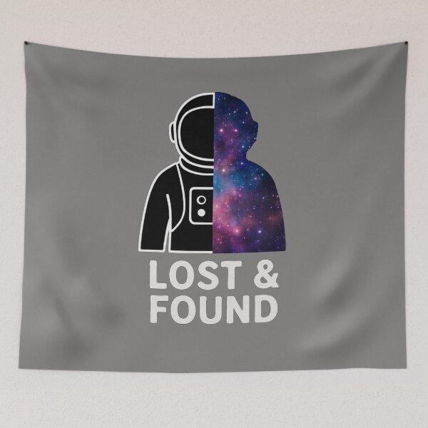Item preview, Lost & Found Astronaut T-Shirt – Cosmic Galaxy Space Art Design designed and sold by KDesignCrafts.