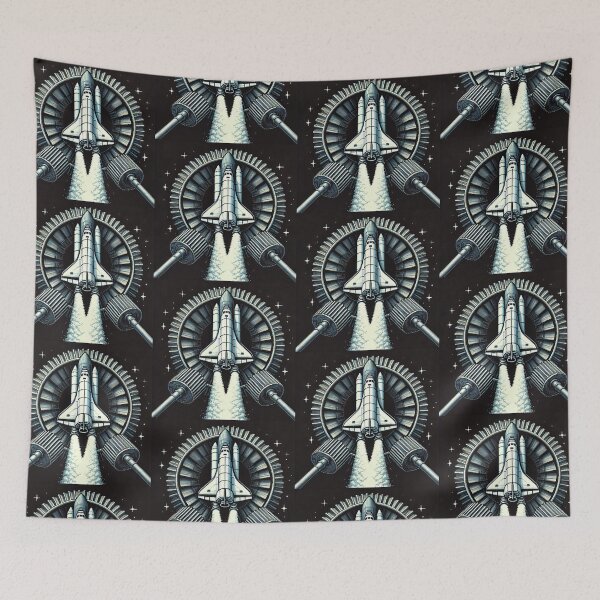 Item preview, Mechanical Launch: Space Shuttle and Gears Fusion designed and sold by Dogandesighn.