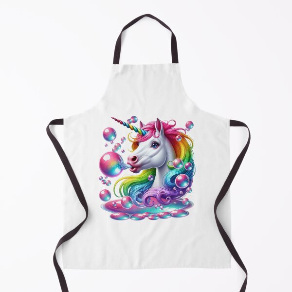 Item preview, Beautiful unicorn blowing rainbow bubbles designed and sold by LoneAngel.