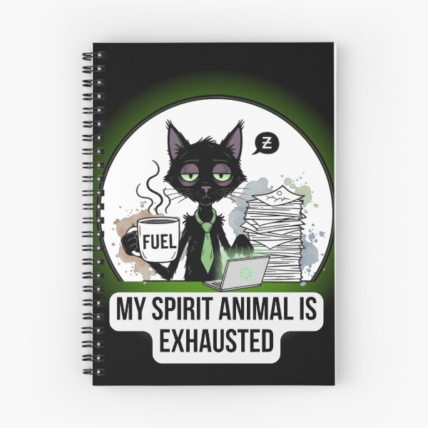 Item preview, Funny Exhausted Cat: Need More Coffee designed and sold by MikyVeranda.