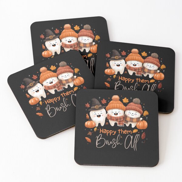 Item preview, Copy of Happy Fall Brush Them All Dental Turkey Design, Thanksgiving Dentist Art, Fall Dental Hygienist Graphic designed and sold by DigitalArtByNow.