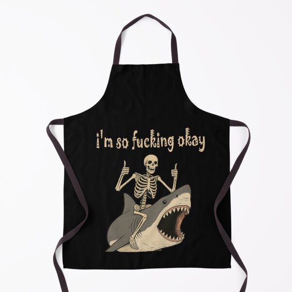 Item preview, i'm so fucking okay, Fun skeleton designed and sold by Ach&Koor.