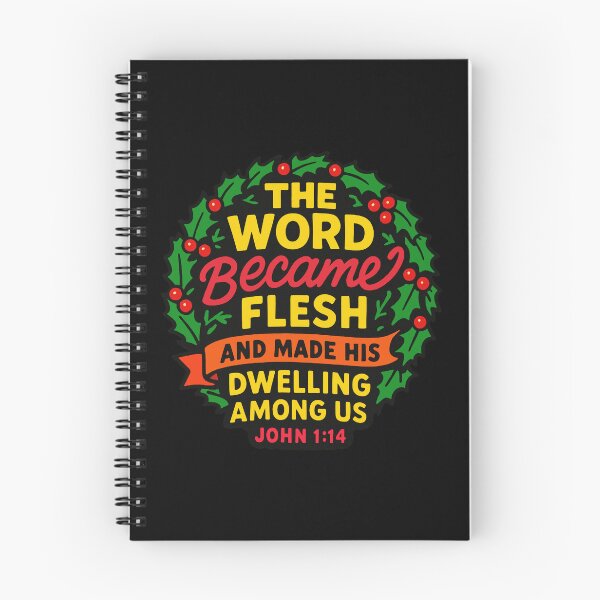 Item preview, John 1:14 The Word Became Flesh And Made His Dwelling Among Us designed and sold by plushism.