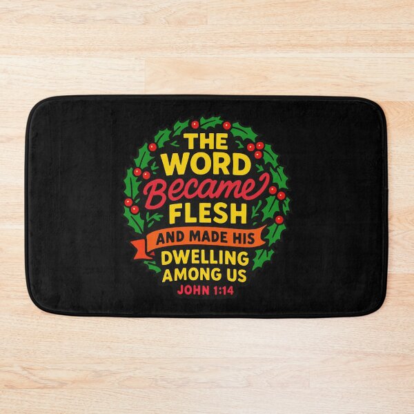 Item preview, John 1:14 The Word Became Flesh And Made His Dwelling Among Us designed and sold by plushism.