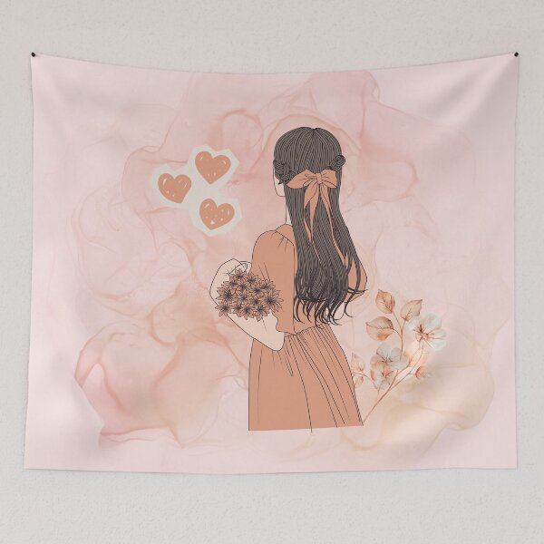 Item preview, Dreamy Aesthetic Girl Mood designed and sold by CozyDreamNest.