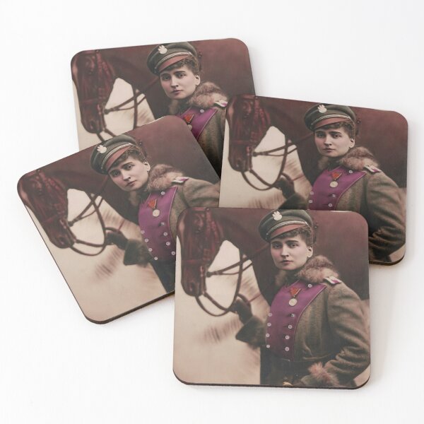 Item preview, Vintage Cavalry Woman Portrait with Horse designed and sold by TomHeritage.