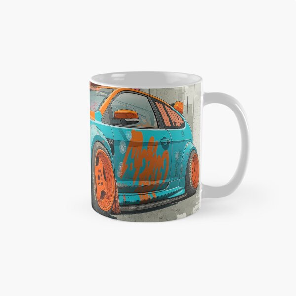 Item preview, Graffiti sports car three-quarter view designed and sold by PixelPack Design.