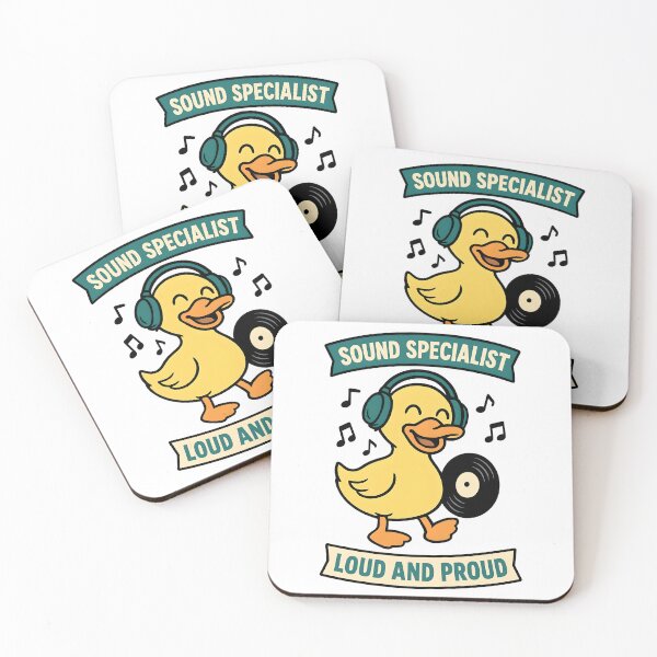Item preview, Sound Specialist Loud and Proud Duck Music Design designed and sold by TeeTimeTreasure.