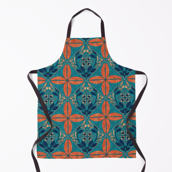 Item preview, Retro Nouveau Bees and Honeysuckle designed and sold by birchandbirdbk.