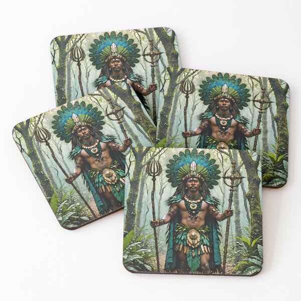 Item preview, Oxossi The brazilian African god of the hunt, forests, animals, and wealth designed and sold by Helios Be. Lavsh.