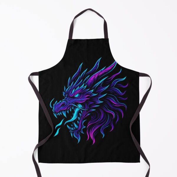 Item preview, Cyber Neon Dragon – RGB Glow Mythical Beast Design designed and sold by GoldenDreamGallery.