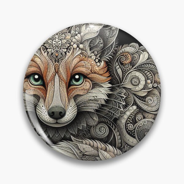 Artikelvorschau, Aufwendiges Fuchs-Spitzendesign entworfen und verkauft von purplesensation.