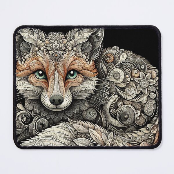 Artikelvorschau, Aufwendiges Fuchs-Spitzendesign entworfen und verkauft von purplesensation.