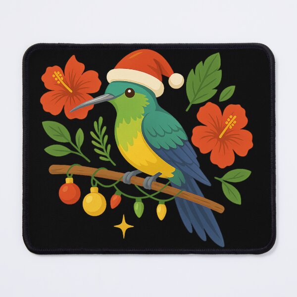 Item preview, Tropical Christmas Wreath – Joyeux Noël Design designed and sold by Tropic Wear Collection.