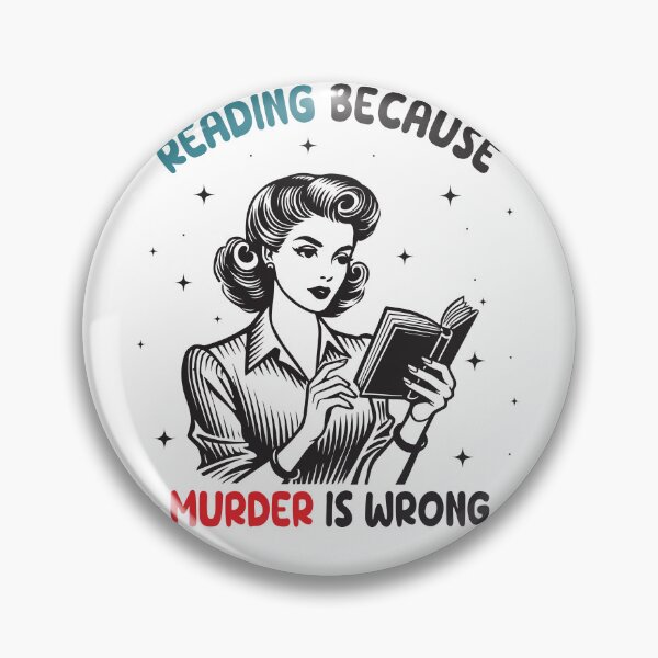 Item preview, Reading Because Murder Is Wrong designed and sold by the-craft-shop.