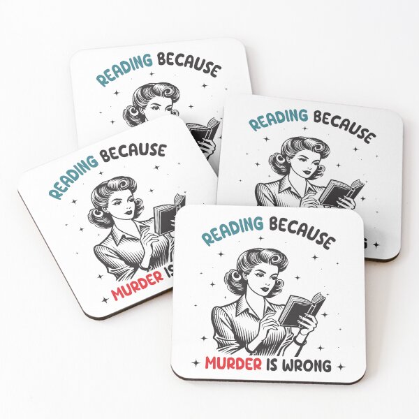 Item preview, Reading Because Murder Is Wrong designed and sold by the-craft-shop.