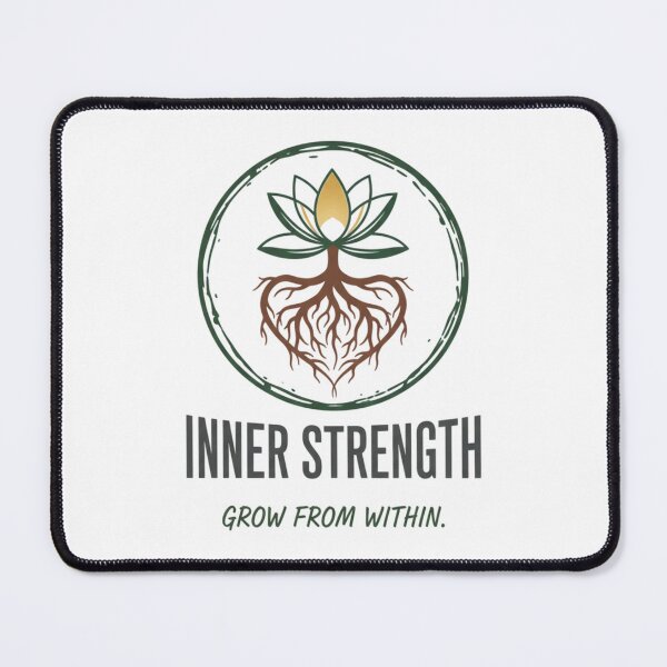 Item preview, Inner Strength Lotus Root T-Shirt - Grow From Within - Motivational & Empowering Design designed and sold by 247Creations.