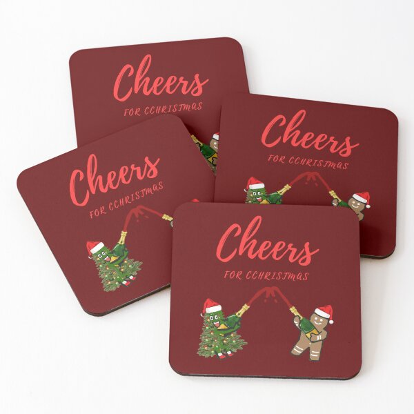 Item preview, Cheers with ginger bread & xmas tree  designed and sold by Glow&Vibe.