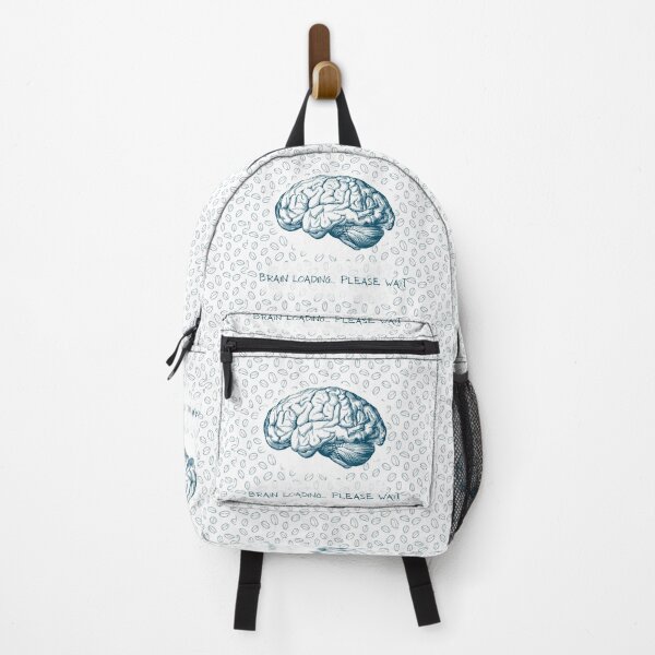 Item preview, Brain Loading… Please Wait – Funny Geek Meme Glitch Design designed and sold by SZ.