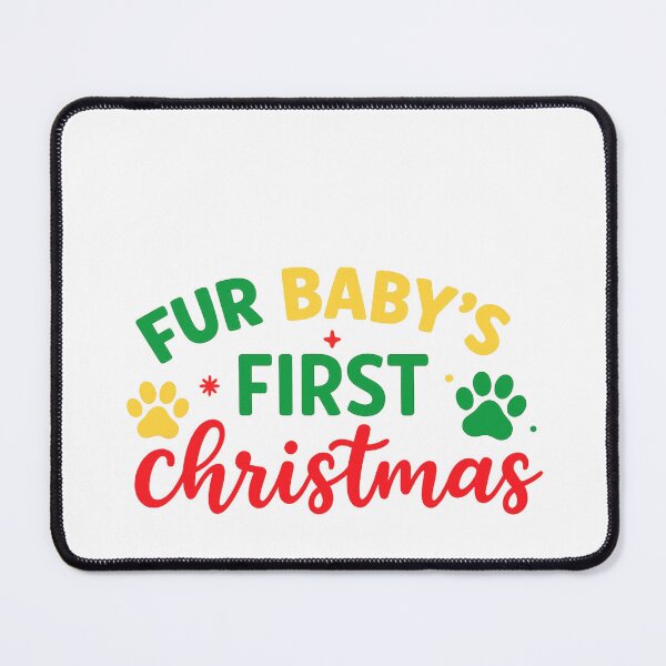 Item preview, Fur Baby’s First Christmas — Cute Holiday Pet Design designed and sold by artcultreone.