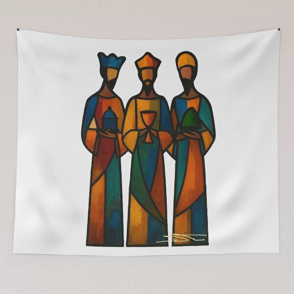 Item preview, Abstract Three Wise Men designed and sold by SoLunAgua ..